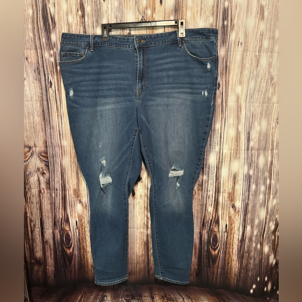 Old Navy Pop Icon Distressed Skinny Jeans